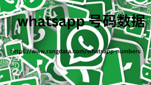 whatsapp 号码数据 